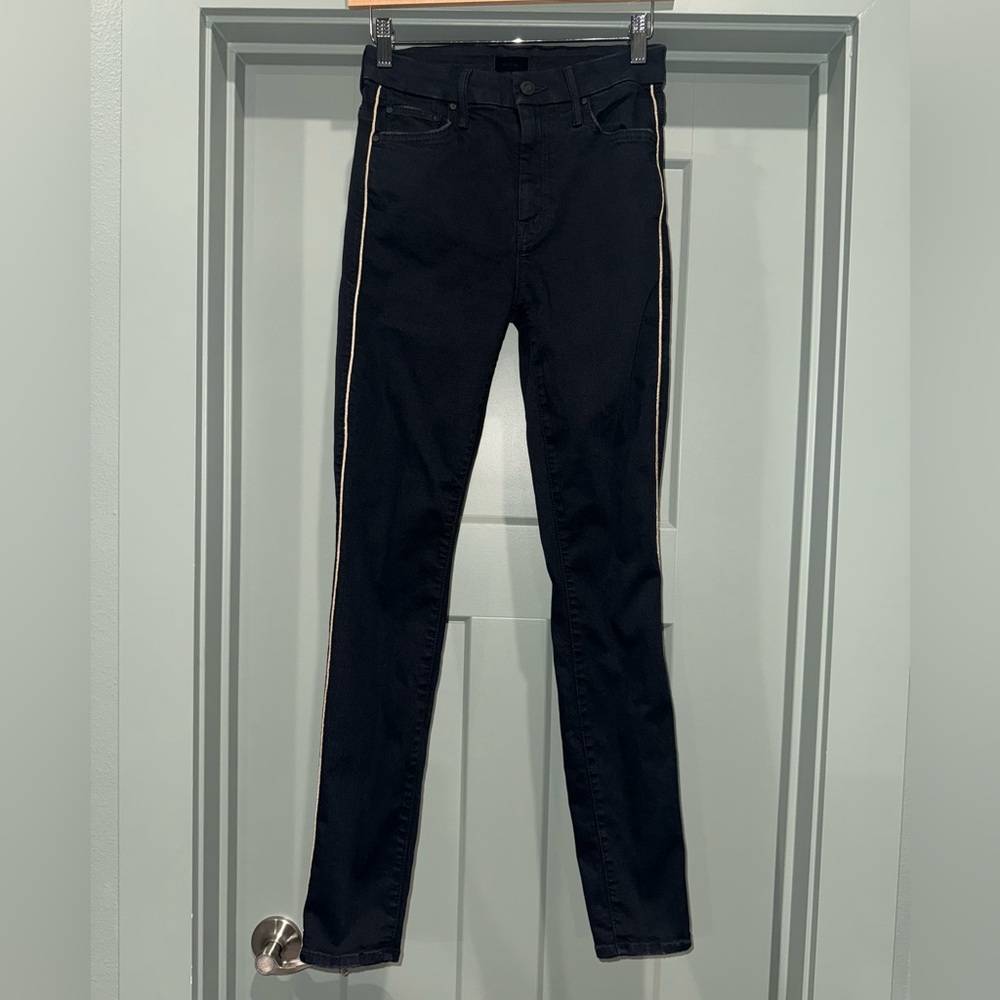 Mother Denim High Waisted Looker Jeans- Not Quilty One Liner-size 26 - Picture 5 of 16